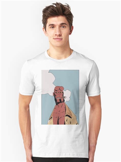 Portrait Of Hellboy T Shirt By Kalimbaboy Redbubble
