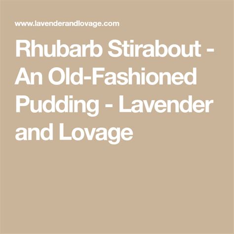 The last action for this claim occurred on april 12, 1995. Rhubarb Stirabout - An Old-Fashioned Pudding - Lavender ...
