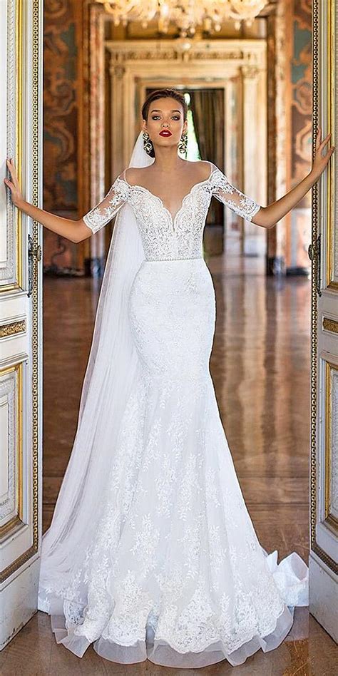 24 Trumpet Wedding Dresses That Are Fancy Romantic Wedding Dresses