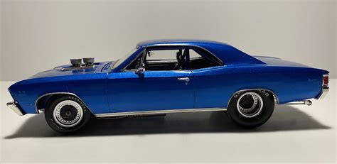 1967 Chevy Chevelle Pro Street Car 125 Scale Plastic Model Car
