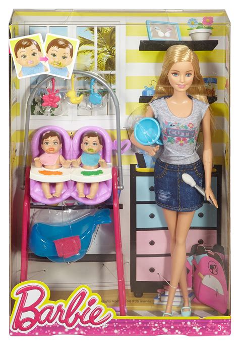 Barbie Careers Twin Babysitter Doll And Playset Barbie Toys Barbie