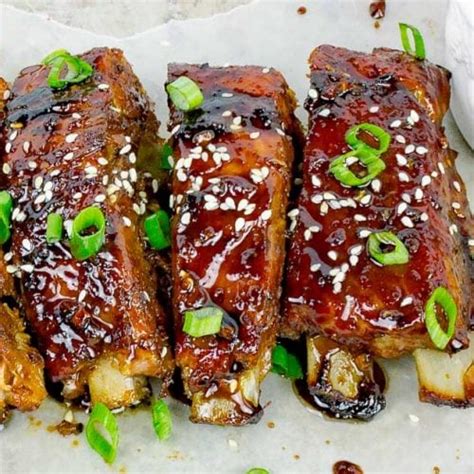 Sticky Asian Baked Pork Ribs Savor With Jennifer