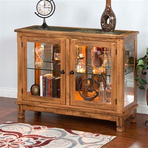 Maybe you would like to learn more about one of these? Sedona Console Curio Sunny Designs | Furniture Cart