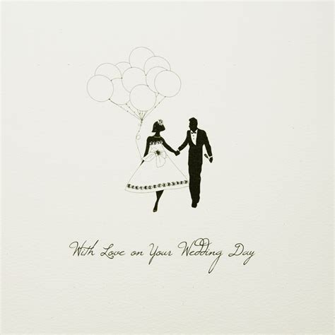 With Love On Your Wedding Day Large Handmade Wedding Card Sl21