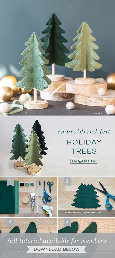 Cheap trees, buy quality home & garden directly from china suppliers:ourwarm diy felt christmas tree snowman with ornaments fake christmas tree kids toys christmas party decoration new year 2019 enjoy free shipping worldwide! Mini Felt Christmas Tree with Embroidery | Filz ...