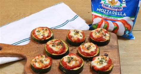 Recette Pizzas de courgette à la mozzarella en vidéo
