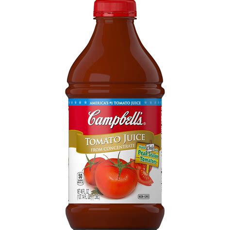Campbells Tomato Juice 46 Oz Bottle