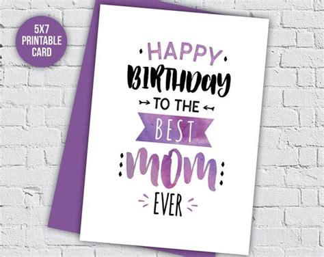 Moms love photos of their kids, so find a nice one of yourself. birthday card mum birthday card mom birthday card mothers