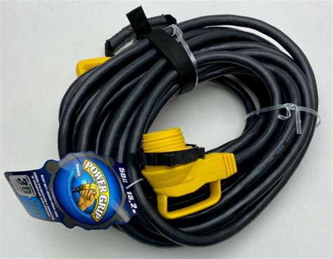 Wondering how many owners carry a 50 amp extension cord and/or a dogbone electrical adapter just in case. CAMCO 55525 50' 30 Amp Power Grip Extension Cord With 90 ...