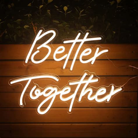 Better Together Neon Sign The Best Neon Signs For Decorating Your Home Popsugar Home Uk Photo 7