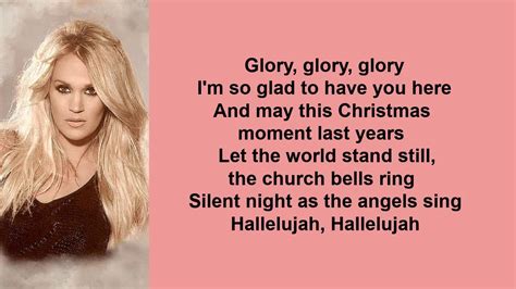 Hallelujah By Carrie Underwood Feat John Legend Lyric Video Youtube