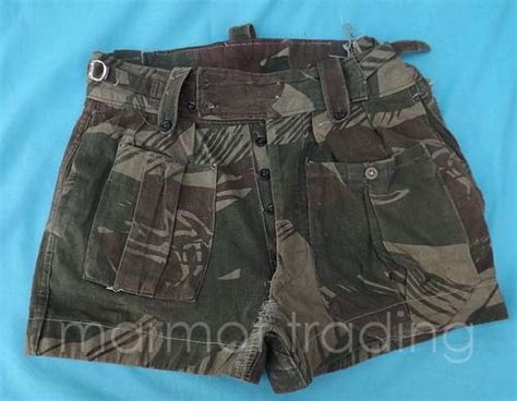 Uniforms Rhodesian Army Original Camo Shorts Size 34 See Pics Was