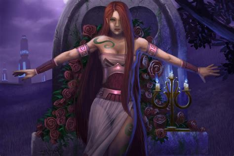 4k Elves Gothic Fantasy Redhead Girl Hd Wallpaper Rare Gallery