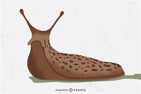 Land Slug Illustration Design Vector Download