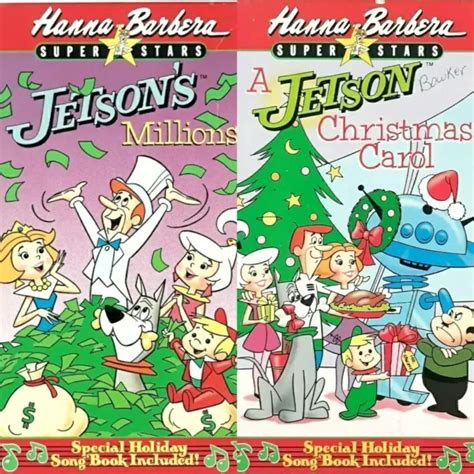 Hanna Barbera Super Stars Jetsons Millions A Jetson Christmas Carol Vhs Picclick