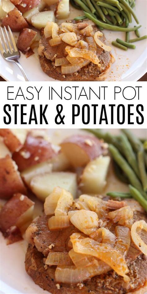 Remove flank steaks and place them on a platter. Try this yummy Instant pot steak recipe for dinner tonight ...