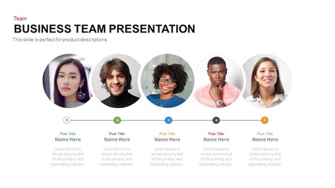 Business Team Presentation Template For Powerpoint And Keynote