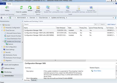System Center Configuration Manager Clients Settings