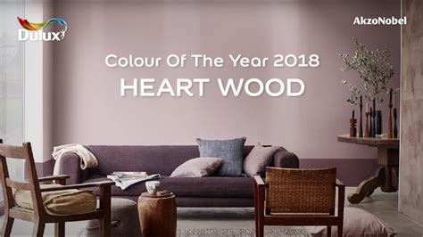 Dulux Colour Of The Year 2018 Heart Wood Youtube
