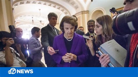 Sen Dianne Feinstein Responds After Growing Calls For Her Resignation