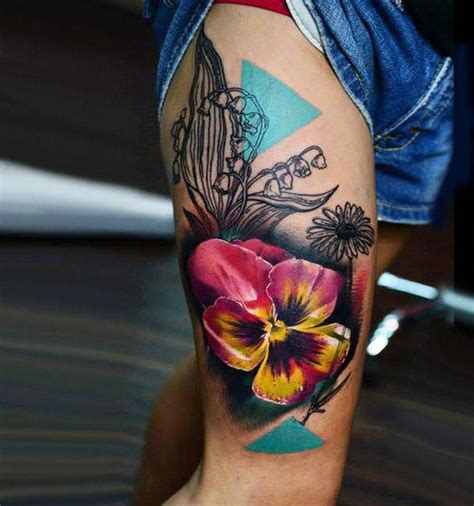 Abstract Flowers Tattoo By Timur Lysenko Tattoo No 12716 Abstract