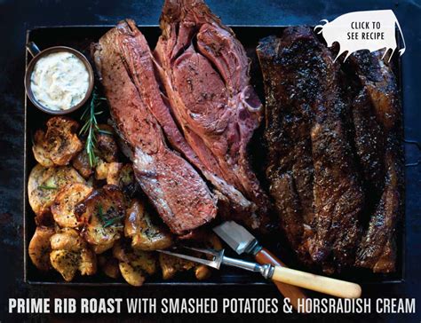 Want to learn how to make the best prime rib roast? Meet the Meat: Prime Rib with Smashed Baby Potatoes ...