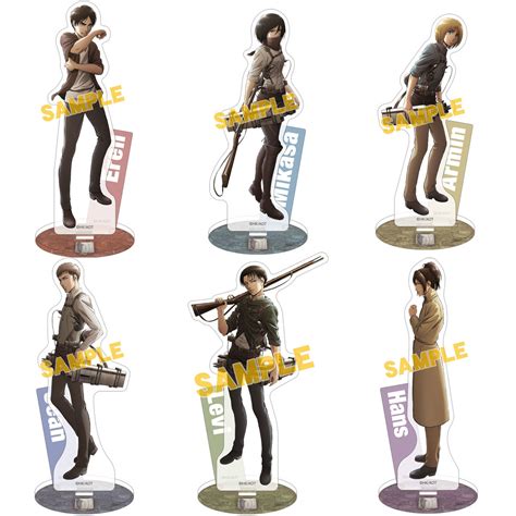 Attack On Titan Stand Pop Acrylic Character Stand Collection Tokyo Otaku Mode Tom