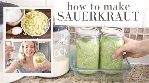 how to make sauerkraut fermentation process youtube