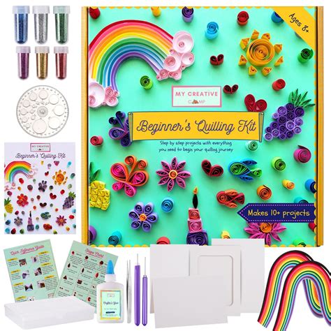 Beginners Quilling Kit Diy Craft Kit For Kids Adults Etsy