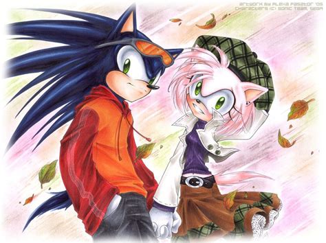 Sonic Y Amy Sonic Boom Sonic Art Amy Rose Sonic Adventure Anime