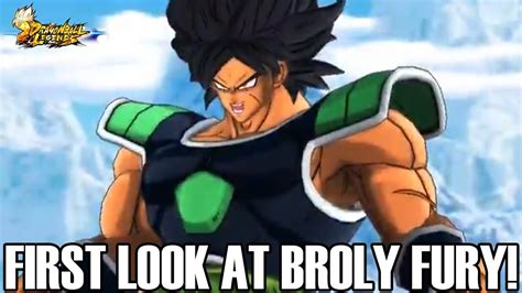 First Look At Broly Fury In Legends Dragon Ball Legends Info Youtube