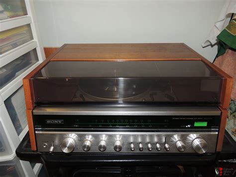 Vintage And Extremely Rare Sony Hp610a Turntable Receiver Speakers