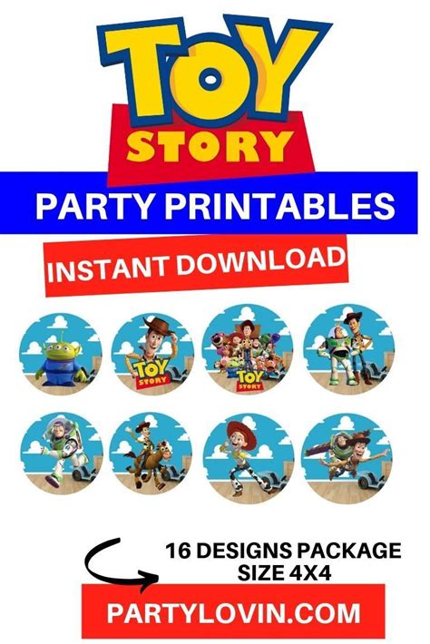 Toy Story 4 Birthday Party Printable Files Artofit