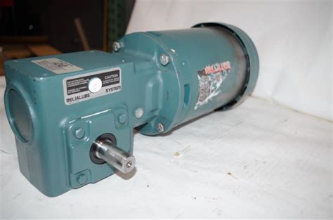 Reliance Electric 12hp Ac Motor And Speed Reducer P56h5069mql Dodge 20