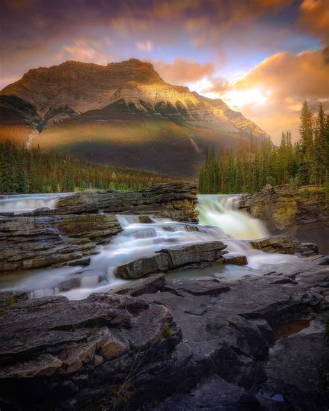 Athabasca Falls Jasper National Park Alberta Canada Rpics