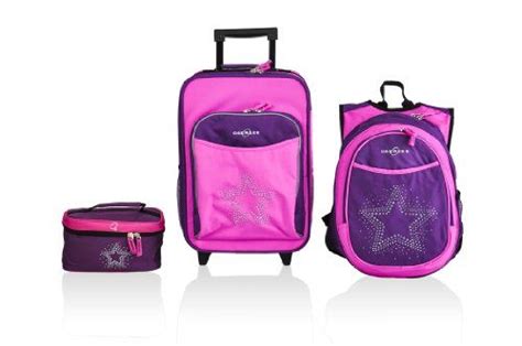 Obersee Little Kids Luggage Set Bling Rhinestone Star Click Image
