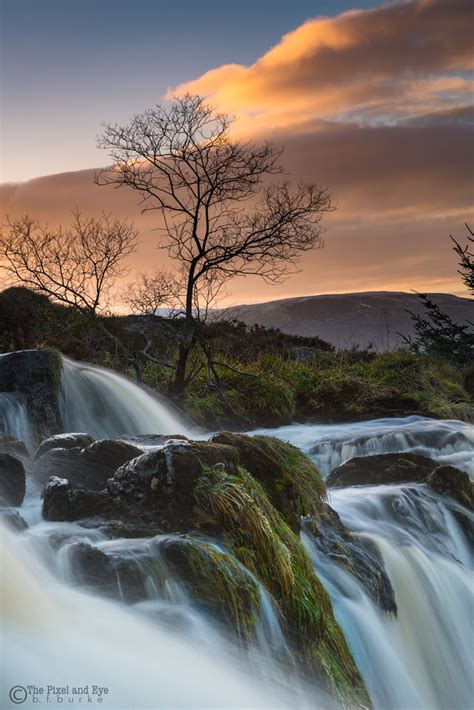 Sunset Sunset At The Loup Of Fintry Waterfall Bryan Burke Flickr