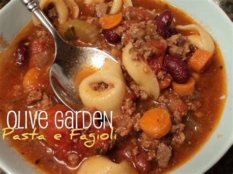 Copycat Recipe Olive Garden Pasta E Fagioli For The Crock