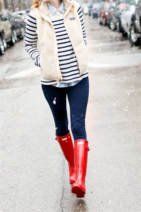 30 Days Of Outfit Ideas Recap Hunter Boots Jeans Nada Manley