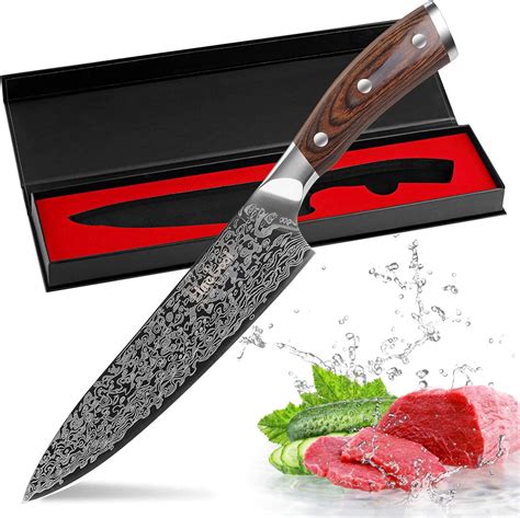 kitchen knife 8 inch professional chef knives japanese 7cr17 high carbon stainless