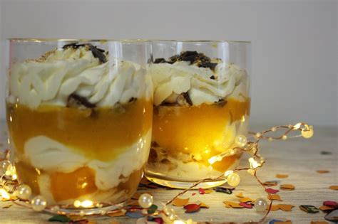 Mascarpone Pfirsich Dessert, schnelles Dessert, Rezept, Nachtisch im Glas, Dessert im ...