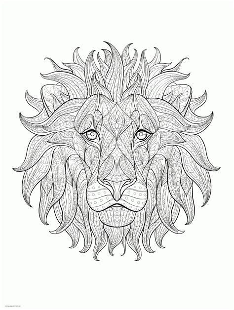 Free Lion Coloring Pages Coloring Pages Printable Com