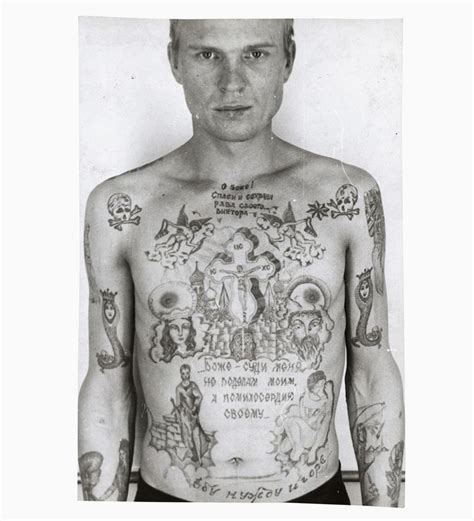 Arkady Bronnikov S Russian Criminal Tattoo Police Files Criminal Tattoo Russian Criminal