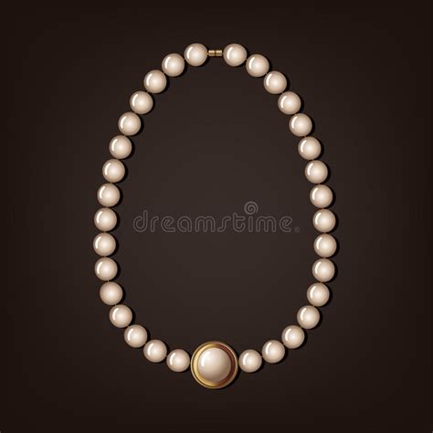 Pearl Necklace Stock Vector Illustration Of T Jewel 36237249