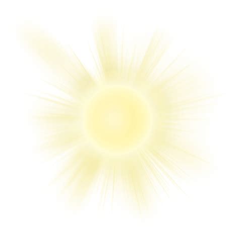 Sunlight Yellow Transparent Realistic Sun Png Clipart Png Download
