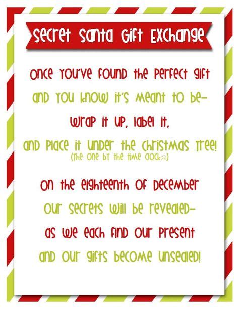 10 Secret Santa Invitation Ideas Secret Santa Invitation Christmas