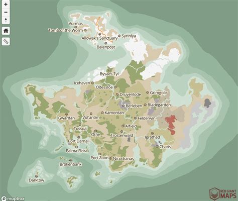 No Spoilers I Made An Interactive Map Of Wildemount That You Can Use