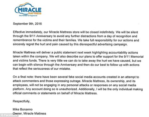Texas Miracle Mattress Company Closes Indefinitely After 911 Twin