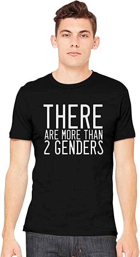 There Are More Than Two Genders Mens T Shirt Uk Clothing