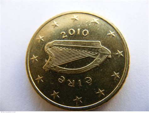 50 Euro Cent 2010 Euro 2002 Present Ireland Coin 26330
